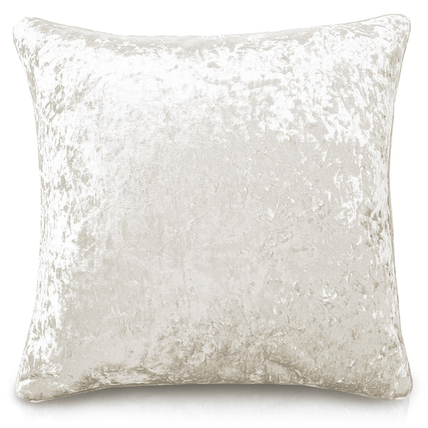 Silver crushed velvet pillow cases on sale