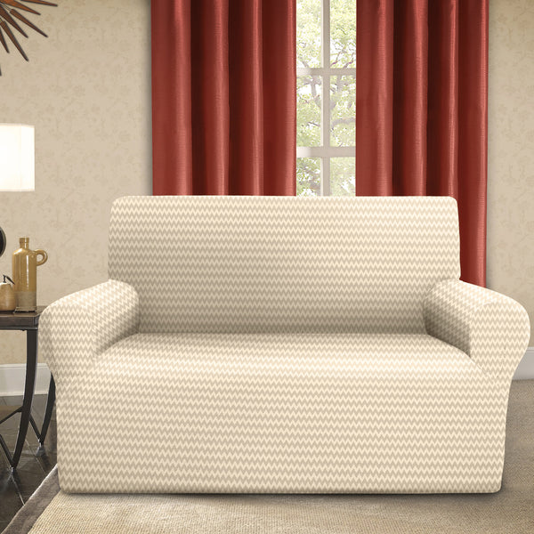 Ashley Mills Esther Stretch Cream Sofa Cover Linens Online