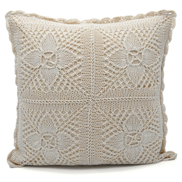 Ashley Mills Crochet Lace Cushion Cover Linens Online