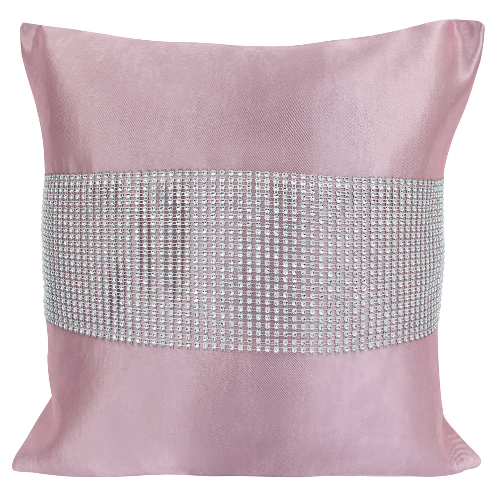 Velosso Manhattan Baby Pink Diamante Cushion Cover