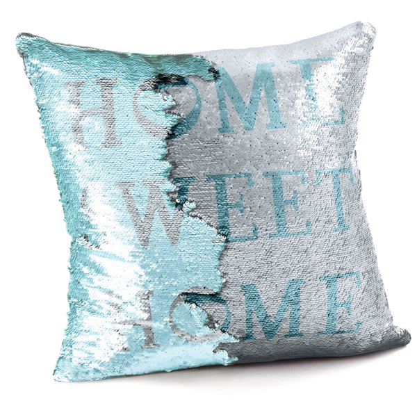 Royal blue shop sequin pillow