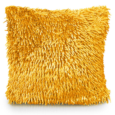 Large shaggy cushions top