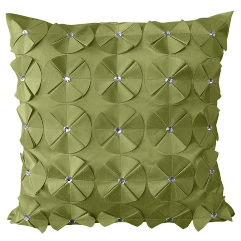 Intimates Vogue Lime Diamante Cushion Cover Linens Online