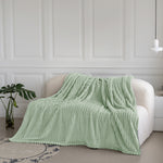 Velosso Sage Super Chunky Cord Faux Mink Blanket
