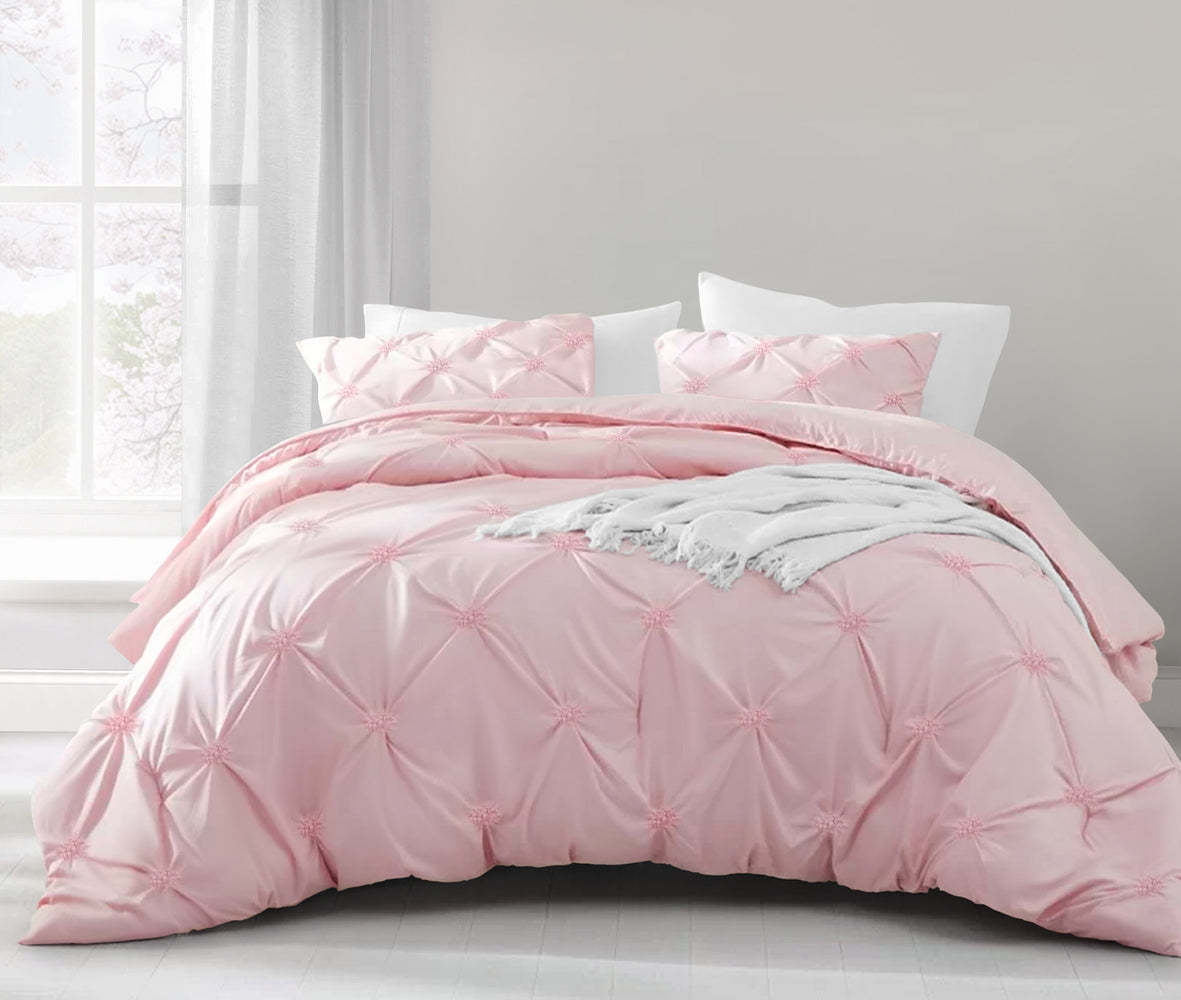 Intimates Angelica Pink Pintuck Bedding Set