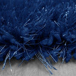 Home Republic Dream 5cm Deep Pile Shaggy Rug - Navy
