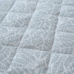 Velosso Luxury Jacquard Quilted Duck Egg Bedspread Set