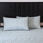 Velosso Luxury Jacquard Quilted Duck Egg Bedspread Set