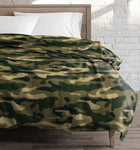 Velosso Polar Fleece Camouflage Blanket