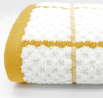 Kitchen Trends Woven Yellow Checked Tea Towel