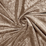 Home Republic Crushed Velvet Mink Ottoman Storage Bench