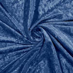 Home Republic Crushed Velvet Blue Ottoman Storage Bench