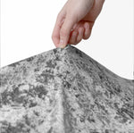 Home Republic Crushed Velvet Silver Luxury Stretch Sofa Slip Cover