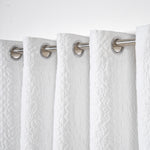 Velosso Winchester Quilted Pinsonic Blackout Curtains - Grey