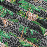 Velosso Leopard Print Tropical Jungle Duvet Cover & Pillowcase Set