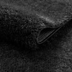 Home Republic Dream 5cm Deep Pile Shaggy Rug - Black