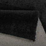 Home Republic Dream 5cm Deep Pile Shaggy Rug - Black