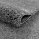 Home Republic Dream 5cm Deep Pile Shaggy Rug - Silver