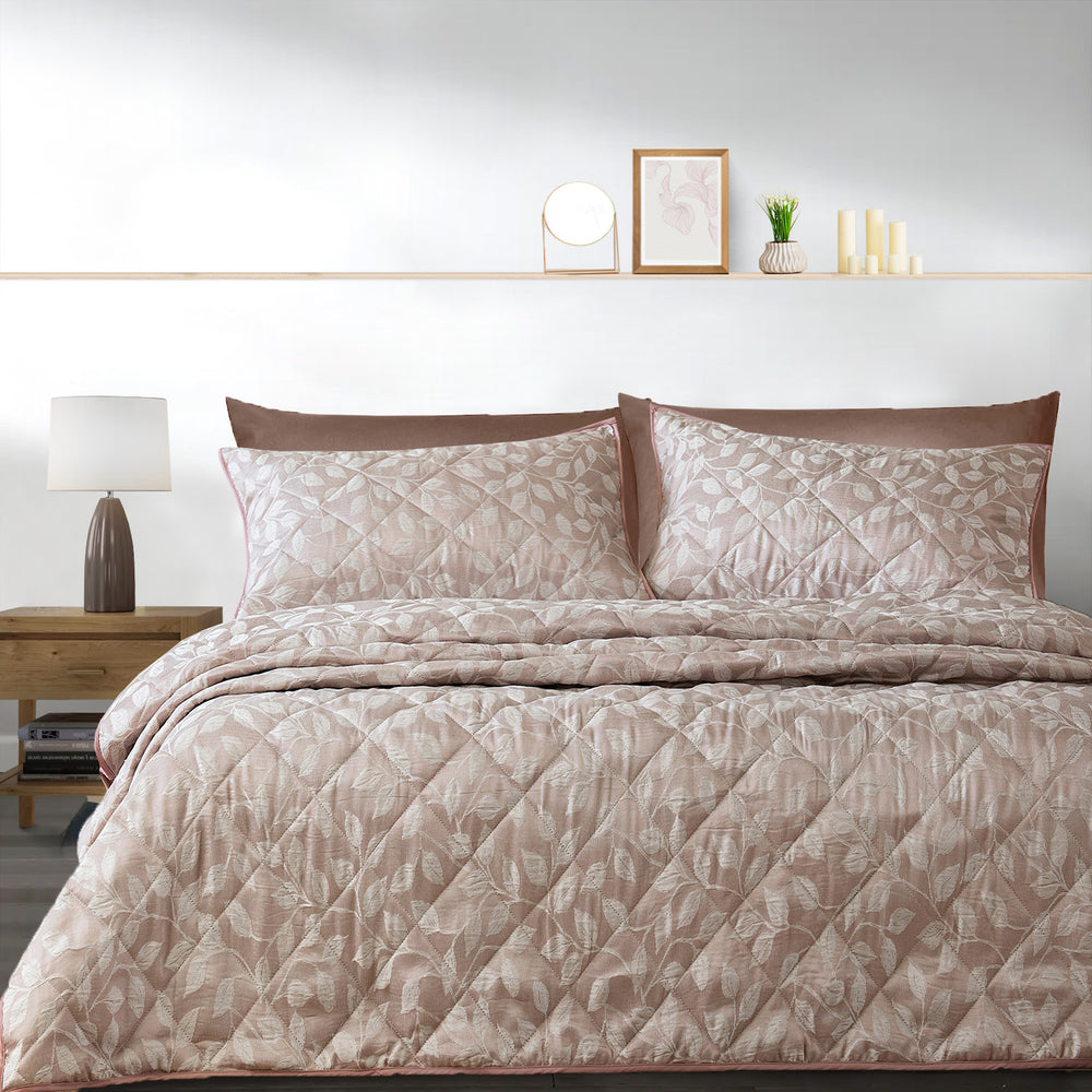 Velosso Florette Jaquard Luxury Bedspread Set