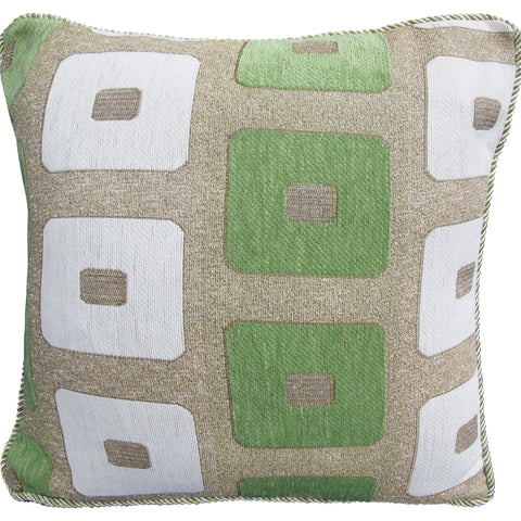 Intimates Glitter Square Green Cushion Cover