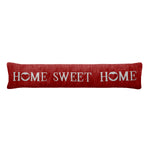 Velosso Home Sweet Home Red Chenille Draught Excluders