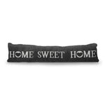 Velosso Home Sweet Home Charcoal Chenille Draught Excluders