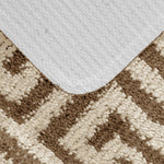 Velosso Luxe Anti Slip Bath Mat Set - Latte