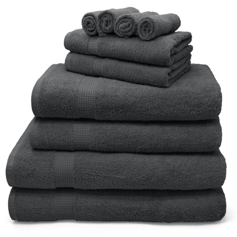 Velosso Luxury Egyptian Mayfair 600gsm Cotton Charcoal Towels