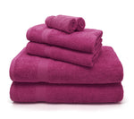 Velosso Luxury Egyptian Mayfair 600gsm Cotton Fuchsia Towels