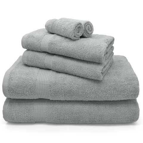 Velosso Luxury Egyptian Mayfair 600gsm Cotton Platinum Towels