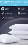 Intimates Luxury Corovin White Pillow Protector - Pack of 4