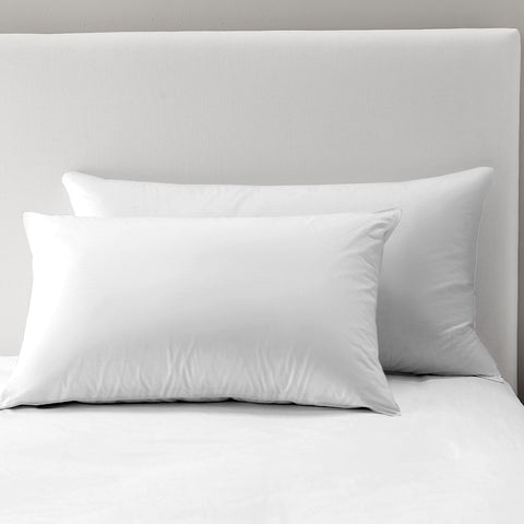 Velosso Super Soft 2 Pack Pillowcases Plain Microfibre - White
