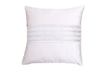 Velosso Chenille Diamante Studded Ritz 43cm x 43cm Cushion Cover - Cream