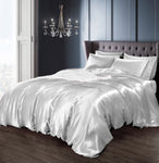 Intimates 2 Pack White Sensual Satin Pillowcases