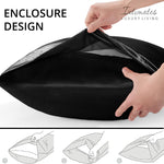 Intimates 2 Pack Luxury Sensual Satin Pillowcases - Black