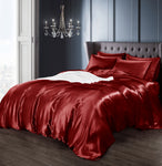 Intimates 2 Pack Red Sensual Satin Pillowcases
