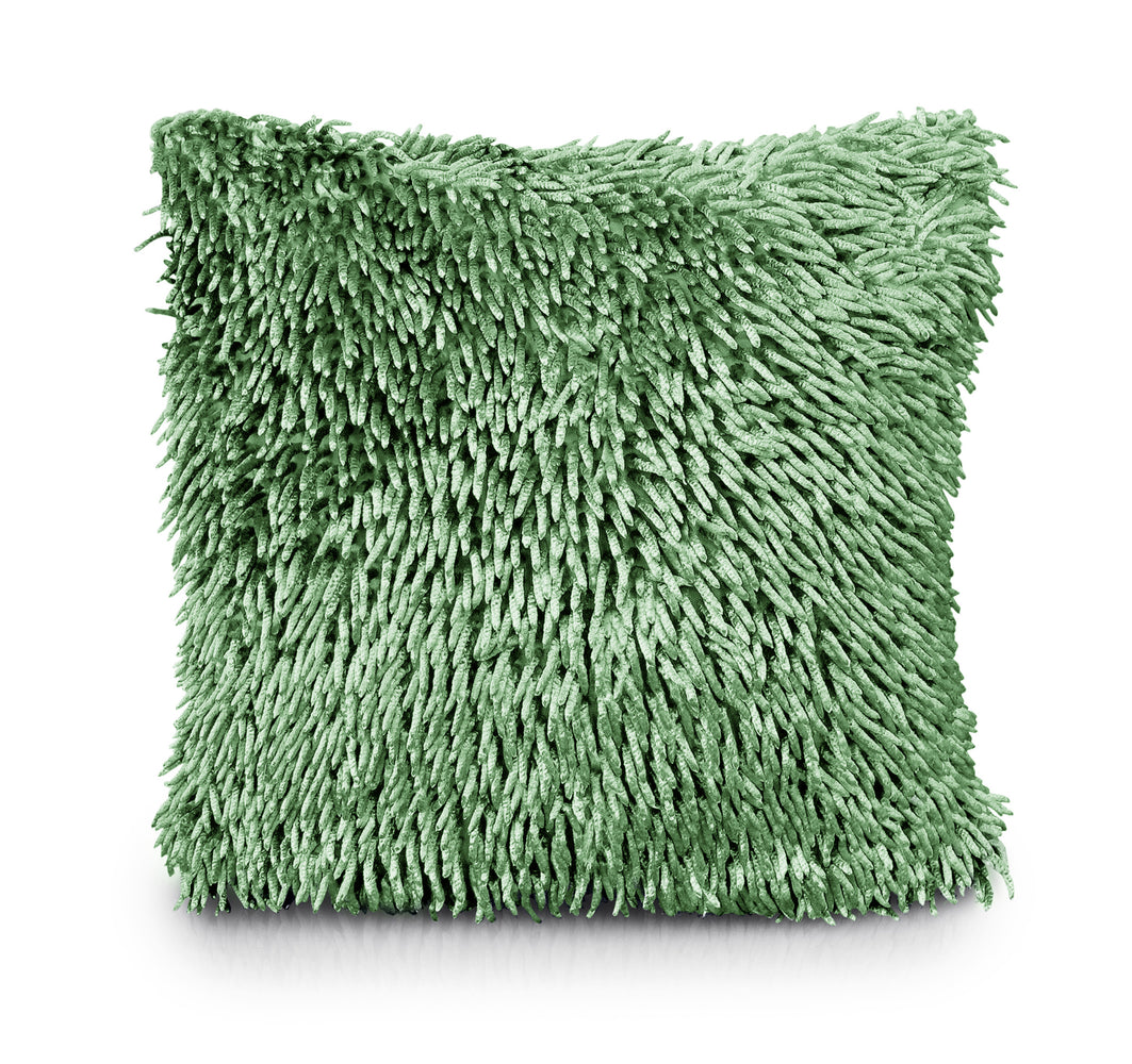 Velosso Sage Shaggy Chenille Cushion Cover