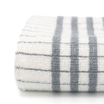 Shaws Large Woven Grey Checked Tea Towel