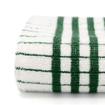 Shaws Large Woven Green Checked Tea Towel