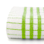 Shaws Large Woven Lime Checked Tea Towel