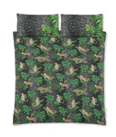 Velosso Leopard Print Tropical Jungle Duvet Cover & Pillowcase Set