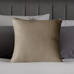 Velosso Luxury Waffle Jacquard 43cm x 43cm Cushion Cover - Natural