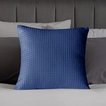 Velosso Luxury Waffle Jacquard 43cm x 43cm Cushion Cover - Navy