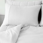 Velosso Waffle Woven White Duvet Cover Set