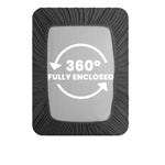 Velosso Washed Linen Look Charcoal Grey Fitted Sheet