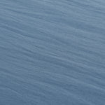 Velosso Washed Linen Look Denim Blue Duvet Cover & Pillowcase Set