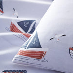 Velosso Beach Huts Reversible Duvet Cover & Pillowcase Set