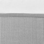 Sweet Dreams Lincoln Striped Black Pleated Duvet Cover & Pillowcase Set