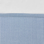 Sweet Dreams Lincoln Striped Blue Pleated Duvet Cover & Pillowcase Set