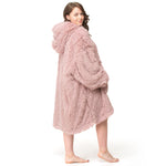 Velosso Alaska Faux Fur Blush Pink Oversized Hoodie